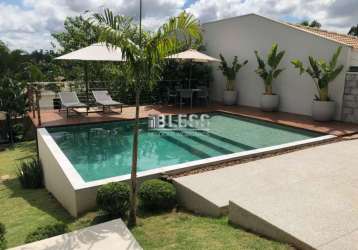 Casa térrea de alto padrão no condomínio terras de são carlos - caxambu - jundiaí! ca00086