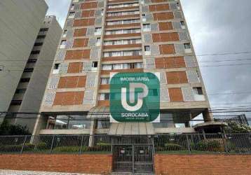 Apartamento com 3 dormitórios para alugar, 145 m² por r$ 3.724,05/mês - edificio maria josé silva - sorocaba/sp