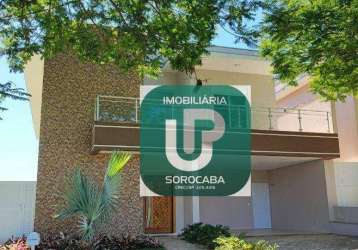 Sobrado com 4 dormitórios à venda, 305 m² por r$ 2.700.000,00 - condomínio residencial giverny - sorocaba/sp