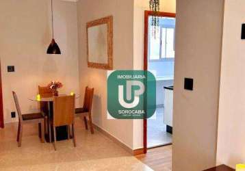 Apartamento com 2 dormitórios, 68 m² - venda por r$ 450.000 ou aluguel por r$ 4.411/mês - condomínio san marco i - sorocaba/sp