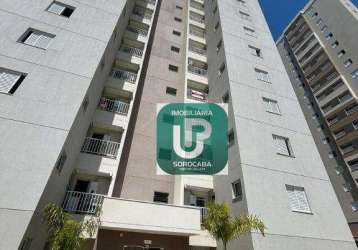 Apartamento com 2 dormitórios para alugar, 61 m² por r$ 2.511,96/mês - jardim saira - sorocaba/sp