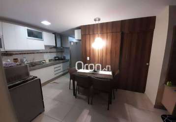 Apartamento com 2 dormitórios à venda, 76 m² por r$ 519.000,00 - setor oeste - goiânia/go