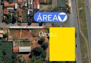 Área à venda, 3218 m² por r$ 2.700.000,00 - jardim bela vista - aparecida de goiânia/go