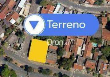 Terreno à venda, 475 m² por r$ 350.000,00 - jardim novo mundo - goiânia/go