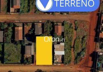 Terreno à venda, 300 m² por r$ 99.000,00 - residencial london park - goiânia/go