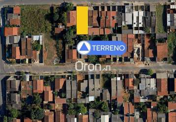 Terreno à venda, 360 m² por r$ 120.000,00 - residencial itaipu - goiânia/go