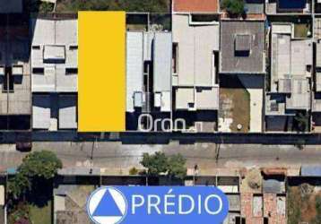 Prédio com 12 apartamentos de 1 quarto à venda, 360 m² por r$ 1.260.000 - setor goiânia 2 - goiânia/go