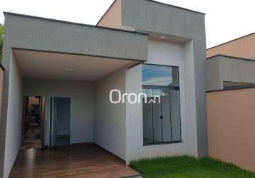 Casa à venda, 130 m² por r$ 380.000,00 - residencial petrópolis - goiânia/go