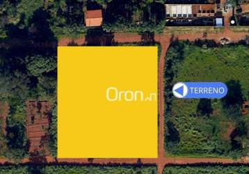 Terreno à venda, 720 m² por r$ 106.000,00 - grande goiania - hidrolândia/go