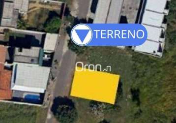 Terreno à venda, 361 m² por r$ 220.000,00 - residencial humaitá - goiânia/go