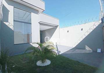 Casa com 3 dormitórios à venda, 133 m² por r$ 435.000,00 - setor maysa - trindade/go