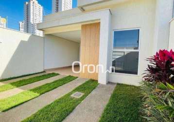 Casa à venda, 143 m² por r$ 789.000,00 - jardim atlântico - goiânia/go