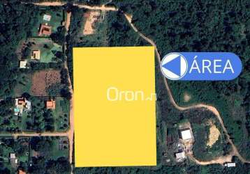 Área à venda, 22508 m² por r$ 1.700.000,00 - conjunto de chácaras - goiânia/go