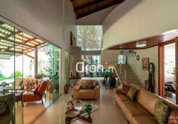 Casa à venda, 343 m² por r$ 3.850.000,00 - jardins milão - goiânia/go