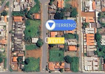 Terreno à venda, 532 m² por r$ 220.000,00 - jardim boa esperança - aparecida de goiânia/go