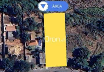 Área à venda, 1222 m² por r$ 830.000,00 - chácaras alto da glória - goiânia/go