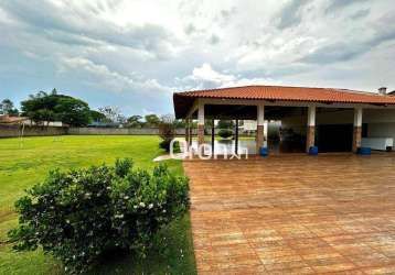 Chácara com 1 dormitório à venda, 5000 m² por r$ 1.300.000,00 - sítios de recreio mansões do campus - goiânia/go