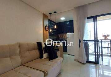 Flat com 1 dormitório à venda, 38 m² por r$ 315.000,00 - setor pedro ludovico - goiânia/go