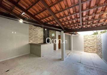 Casa com 3 dormitórios à venda, 140 m² por r$ 390.000,00 - mansões paraíso - aparecida de goiânia/go