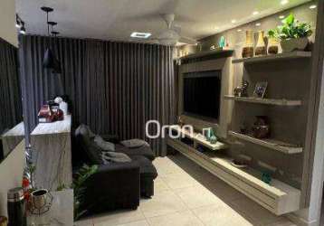 Apartamento com 2 dormitórios à venda, 64 m² por r$ 499.000,00 - setor negrão de lima - goiânia/go