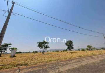 Terreno à venda, 1620 m² por r$ 230.000,00 - zona rural - guapó/go