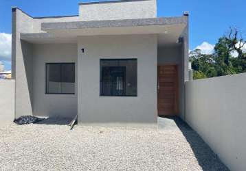 Casa com 3 dormitórios à venda, 59 m² por r$265.000,00 - são jose - itapoá/sc