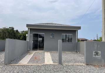 Casa com 3 dormitórios à venda, 58 m² por r$260.000,00 - cambiju - itapoá/sc