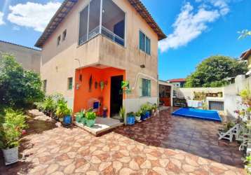 Excelente casa duplex, com piscina e churrasqueira, no bairro santa irene, em barra de são joão!!