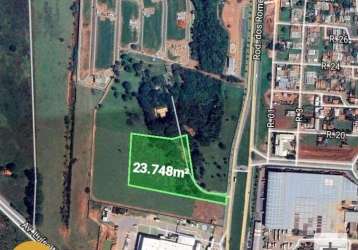 Área comercial 23.748m² rodovia dos romeiros - trindade