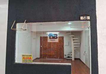 Ponto comercial com 2 salas para alugar no boqueirão, santos , 32 m2 por r$ 2.200