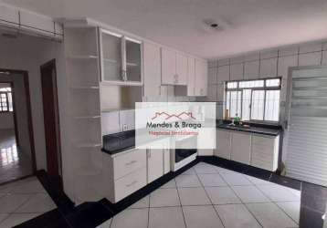 Casa assobradada -  200 m² - venda por r$ 550.000 ou aluguel por r$ 2.500 - picanço - guarulhos/sp