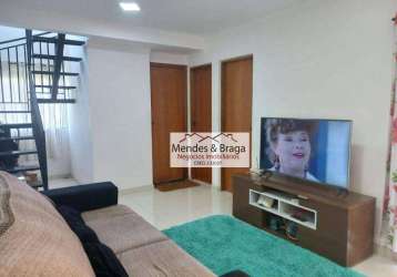 Cobertura com 2 dormitórios à venda, 83 m² por r$ 315.000,00 - jardim silvestre - guarulhos/sp