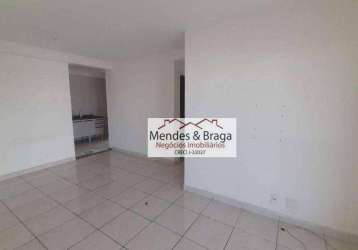 Apartamento com 3 dormitórios para alugar, 76 m² por r$ 2.895,00/mês - picanco - guarulhos/sp