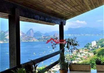 Casa com 4 dormitórios à venda, 1200 m² por r$ 2.350.000,00 - são francisco - niterói/rj