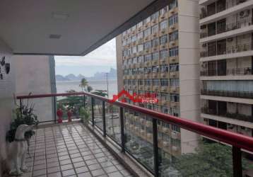 Apartamento com 3 dormitórios à venda, 147 m² por r$ 2.400.000,00 - icaraí - niterói/rj