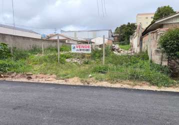 Terreno à venda na rua josé tomacheski, 837, guaraituba, colombo, 360 m2 por r$ 225.000