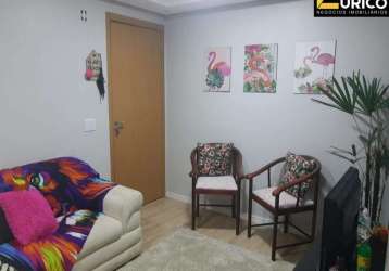 Apartamento à venda no condomínio residencial parque cachoeira das pedras em campinas/sp