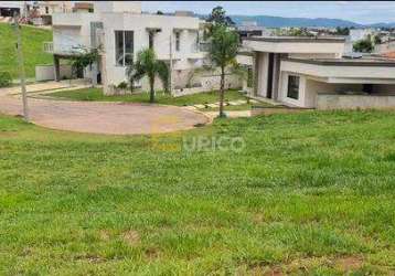 Terreno em condomínio fechado - residencial ibi aram ii - itupeva/sp