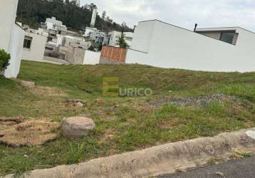 Terreno em condomínio à venda no condomínio residencial mont'alcino em valinhos/sp