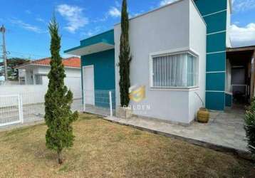 Casa com 2 dormitórios à venda, 71 m² por r$ 580.000,00 - cento  - tijucas/sc