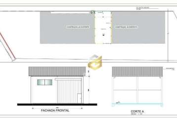 Galpão para alugar, 230 m² por r$ 4.600,00/mês - areias - tijucas/sc