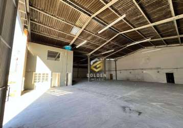 Galpão para alugar, 600 m² por r$ 12.000,00/mês - praça - tijucas/sc