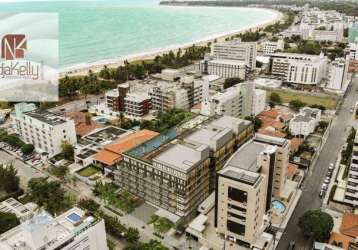 Apartamento com 1 dormitório à venda, 19 m² por r$ 395.400,00 - cabo branco - joão pessoa/pb