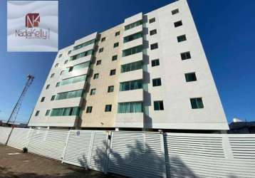 Apartamento com 2 dormitórios à venda, 55 m² por r$ 280.000,00 - ponta de campina - cabedelo/pb