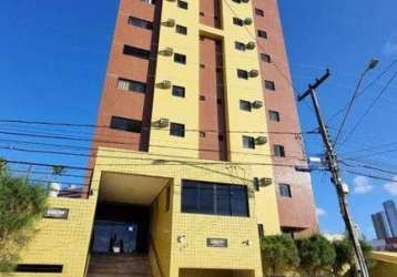 Apartamento de 88m² com 2 quartos, vista-mar à venda por r$ 370.000 - manaíra - joão pessoa/pb