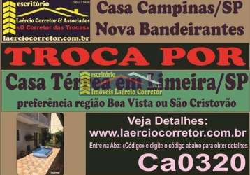 Casa para venda em campinas, residencial nova bandeirante, 4 dormitórios, 1 suíte, 3 banheiros, 3 vagas