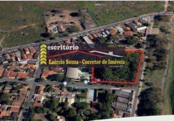 Área venda em hortolândia, 7.707m² bem localizada, estuda permutas