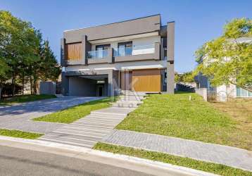 Casa em condomínio fechado com 4 quartos à venda na rua iapó, 183, alphaville graciosa, pinhais, 540 m2 por r$ 6.600.000