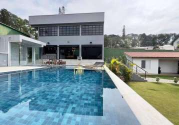 Casa com 7 dormitórios à venda, 400 m² por r$ 2.300.000,00 - pouso alegre - santa isabel/sp