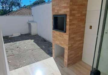 Sobrado geminado com 3 quartos, 87 m², no bairro rio bonito, pirabeiraba